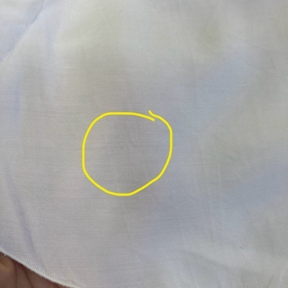 Johnston & Murphy Boho V-neck Ruffle Blouse Top White Size M - Picture 13 of 16